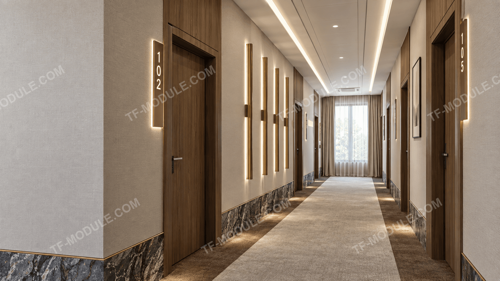 TF Hotel 3 — коридор