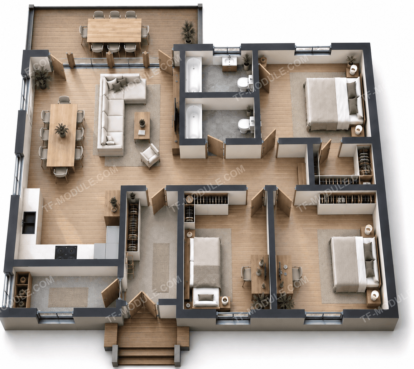 Loft 127 — планировка