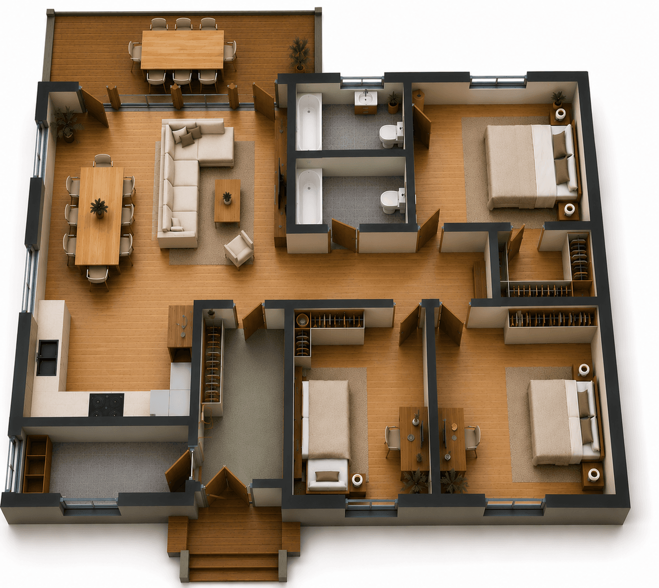 Loft 127 — планировка