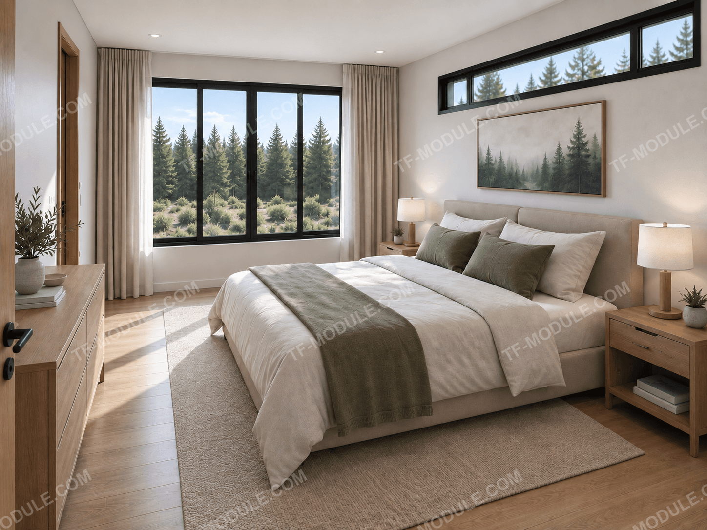TF Loft 127 — спальня
