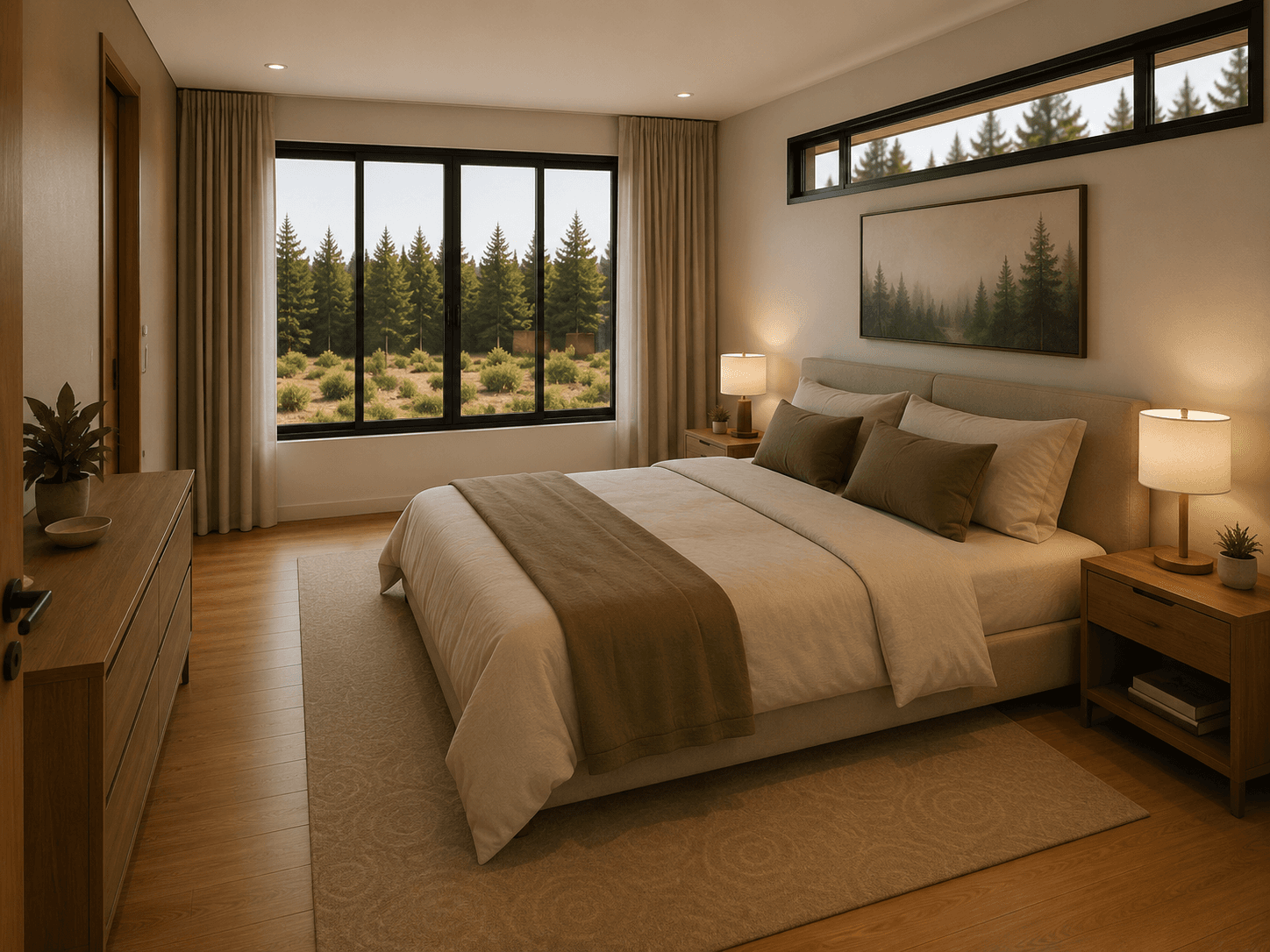 TF Loft 127 — спальня