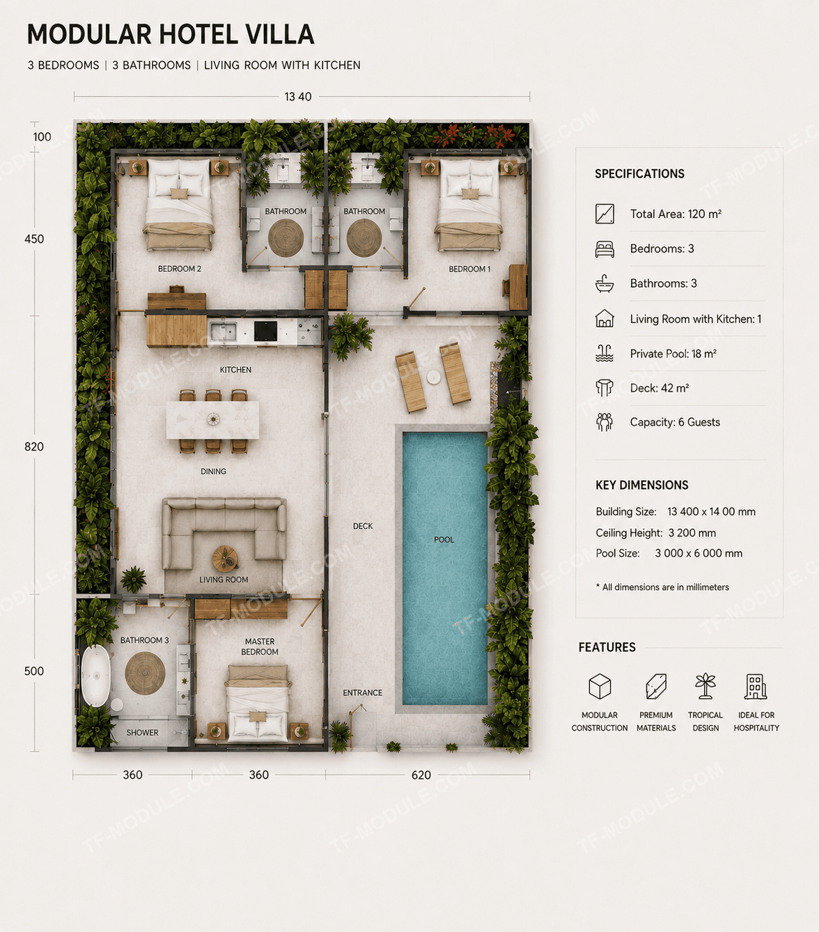 Villa 120 — планировка