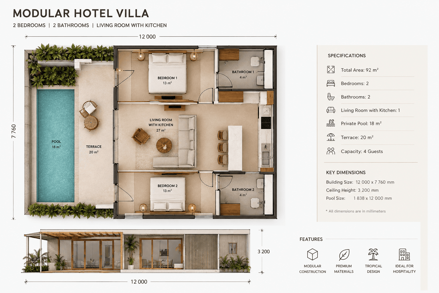 Villa 92 — планировка